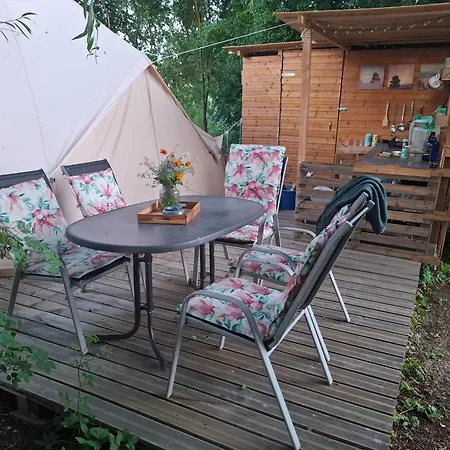 Glamping Duebener Heide Luxe tent Bad Schmiedeberg