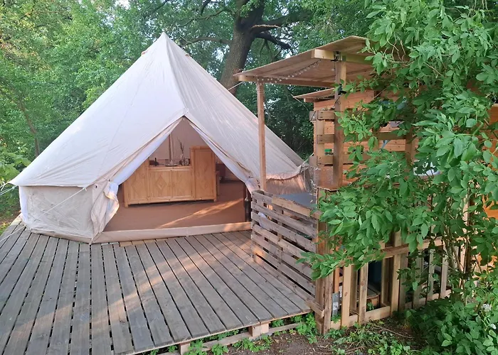 Luxussátor Glamping Duebener Heide Bad Schmiedeberg