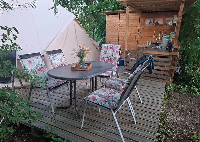 Glamping Duebener Heide Luxussátor Bad Schmiedeberg